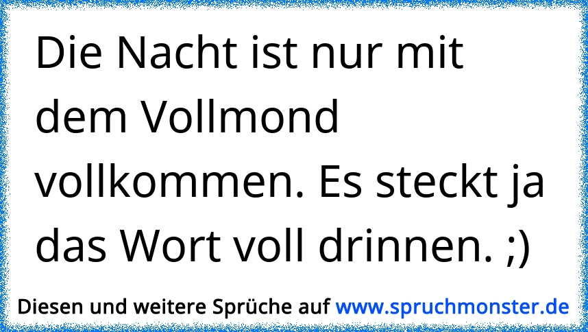 Sprüche vollmond