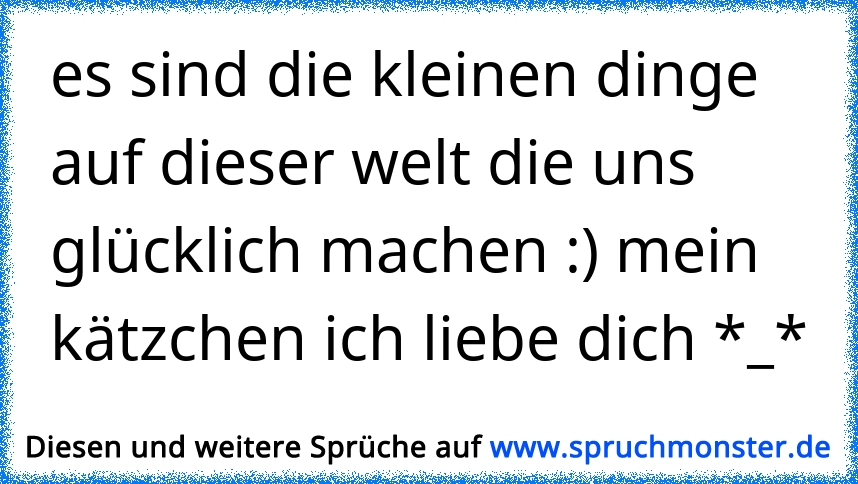 Es Sind Die Kleinen Dinge Des Lebens, Die Glücklich Machen. Ein Lächeln ...